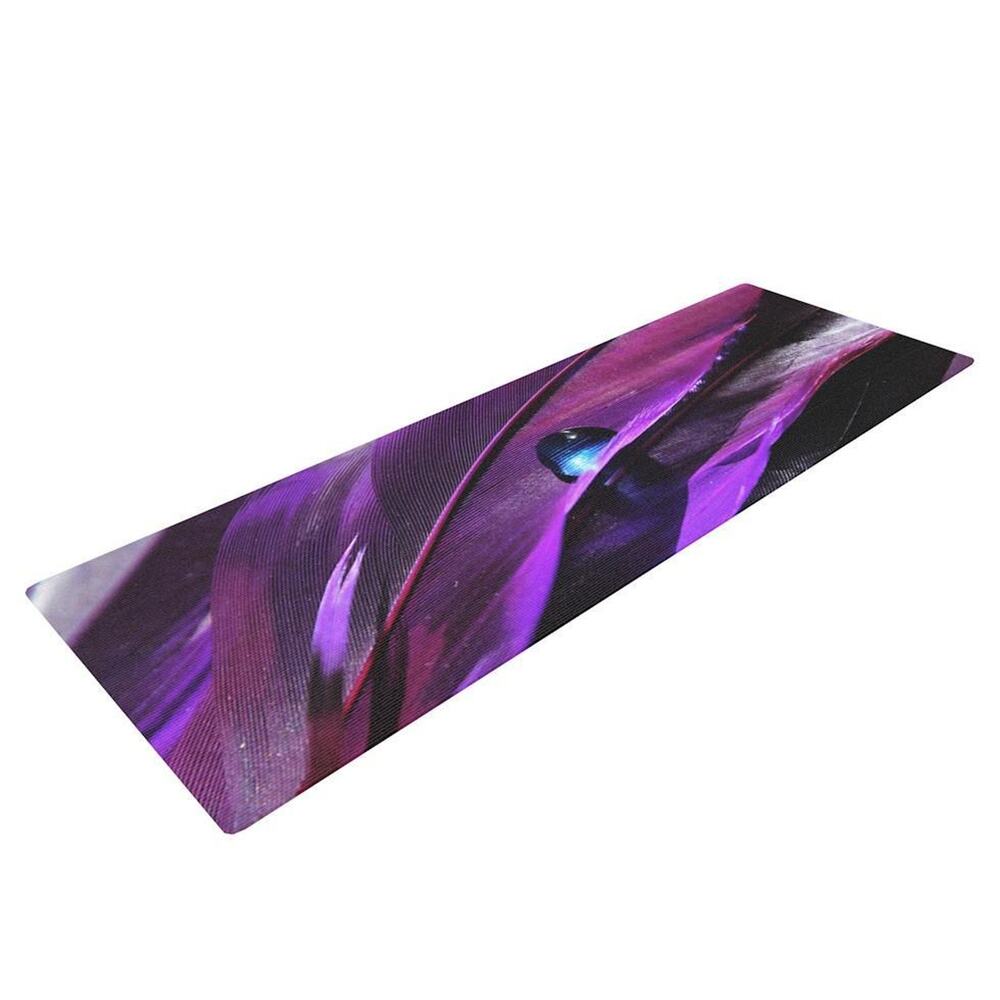 KESS InHouse Yoga Mat SUSAN SANDERS "BIRDS OF A FEATHER" NATURE PURPLE 99.99